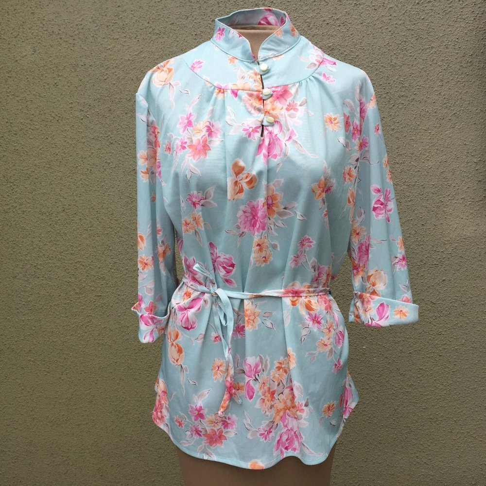 Sweet Pastel Floral Blouse